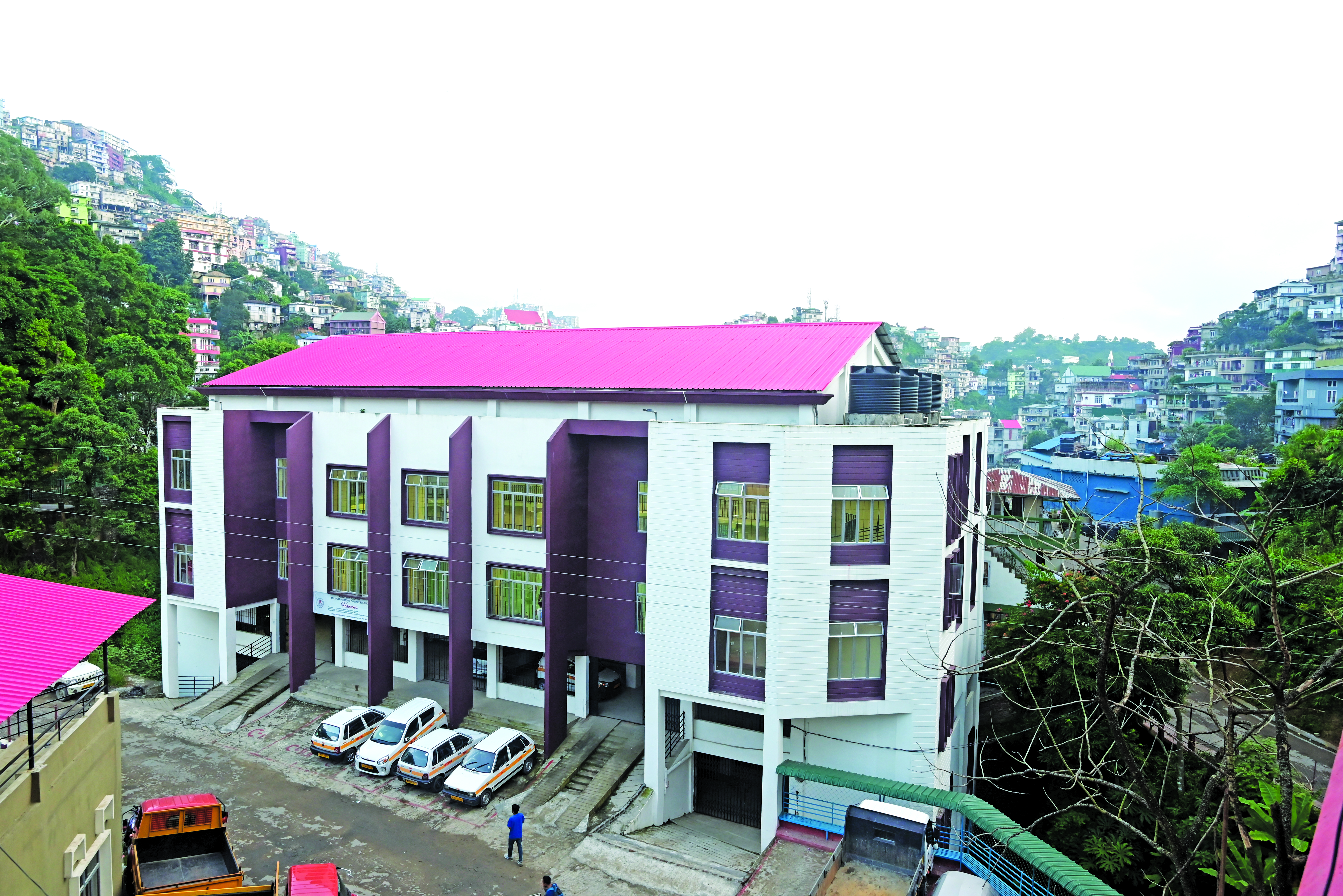 Construction of Multipurpose Sports Complex at Aizawl West J