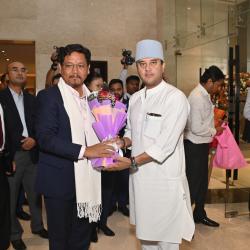 Union Minister, DoNER Sh. Jyotiraditya M. Scindia is being