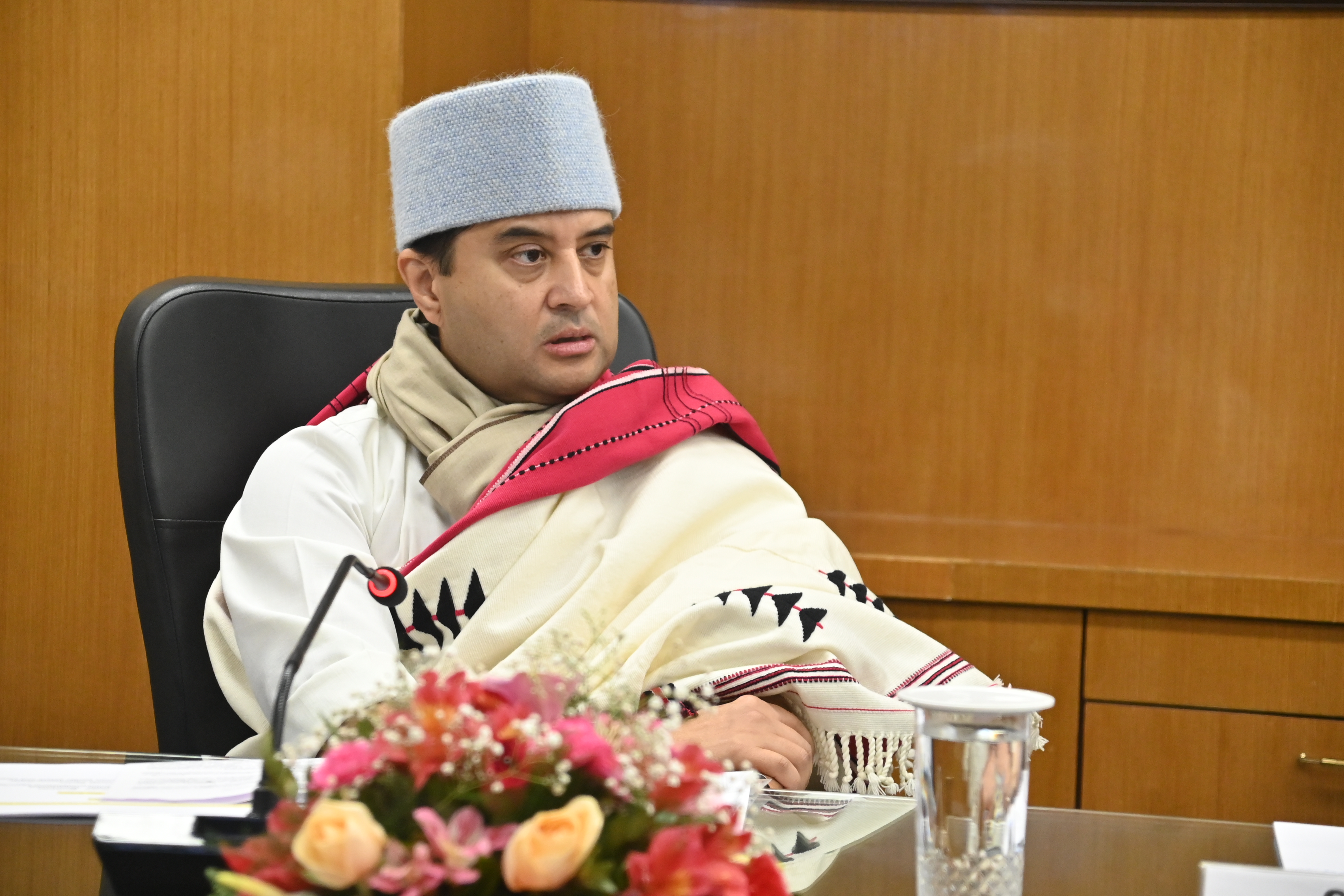 Union Minister, DoNER Sh. Jyotiraditya M. Scindia is addres