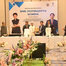 Union Minister, DoNER Sh. Jyotiraditya M. Scindia is being