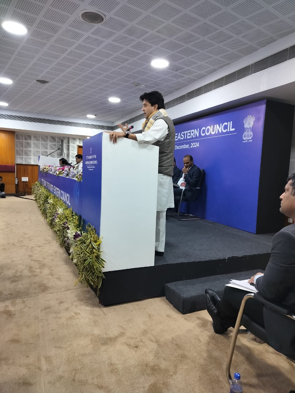 Union Minister of MDoNER and Vice Chairman, Sh. Jyotiraditya