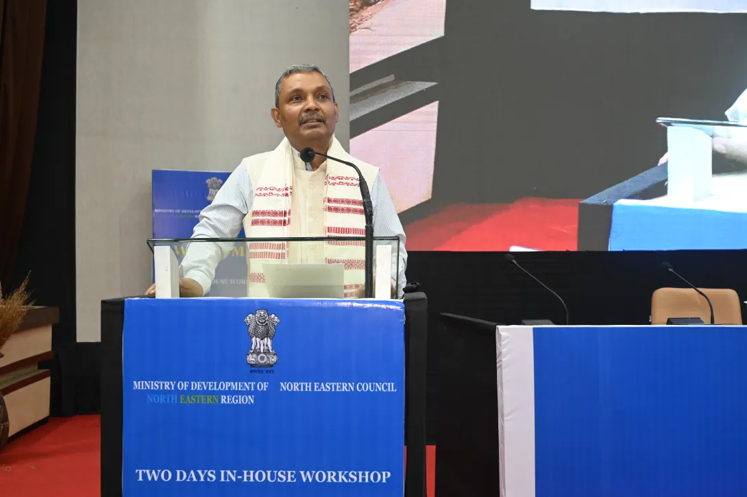 Secretary, MDoNER Sh. Chanchal Kumar during his address in t